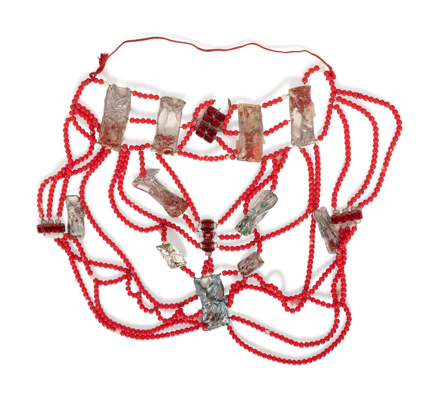 Twelve Assorted Globe Bead Costume Jewelry Necklaces and Four Bracelets