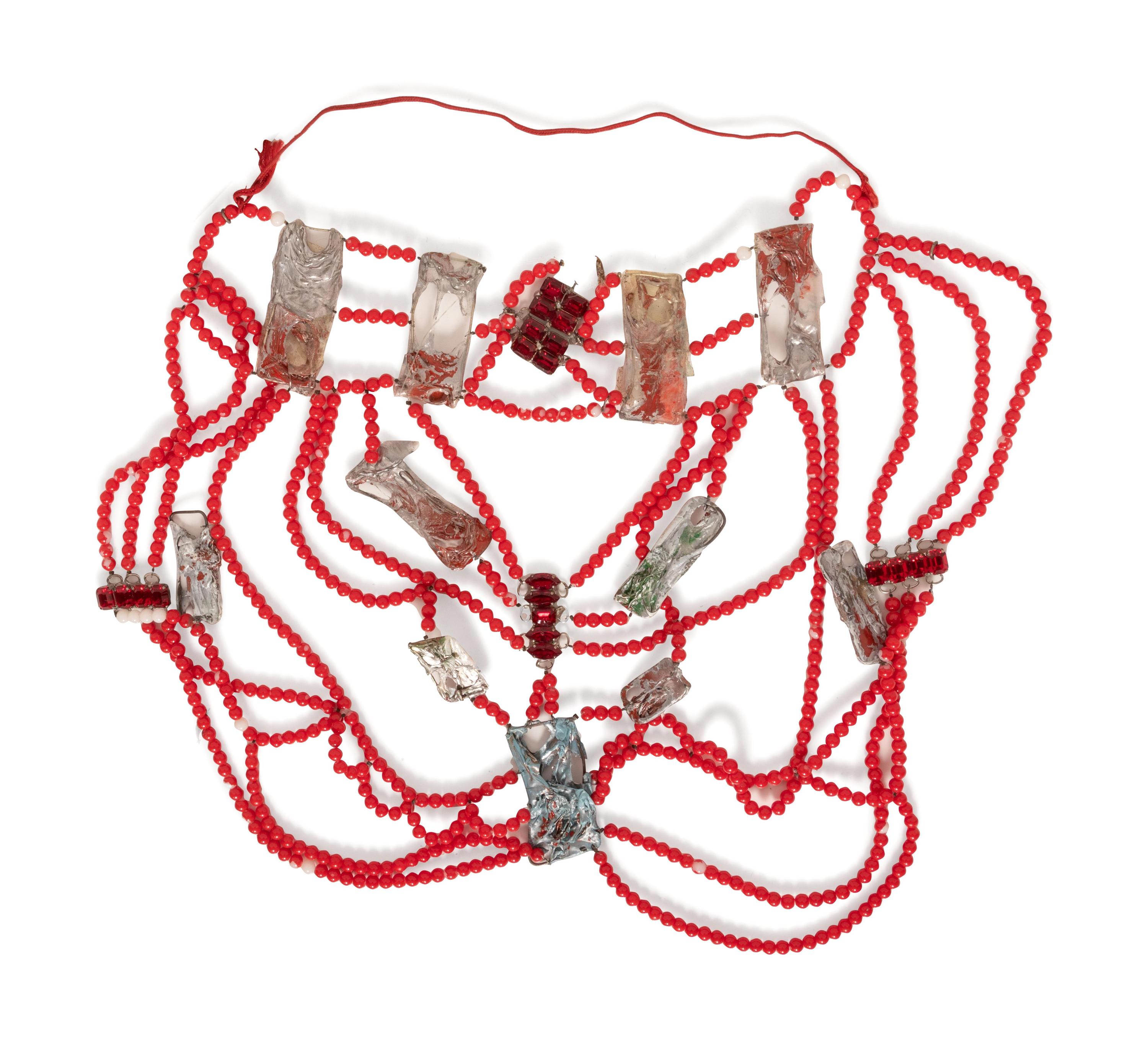 Twelve Assorted Globe Bead Costume Jewelry Necklaces and Four Bracelets