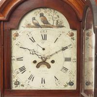 A Federal Inlaid Mahogany Tall Case Clock