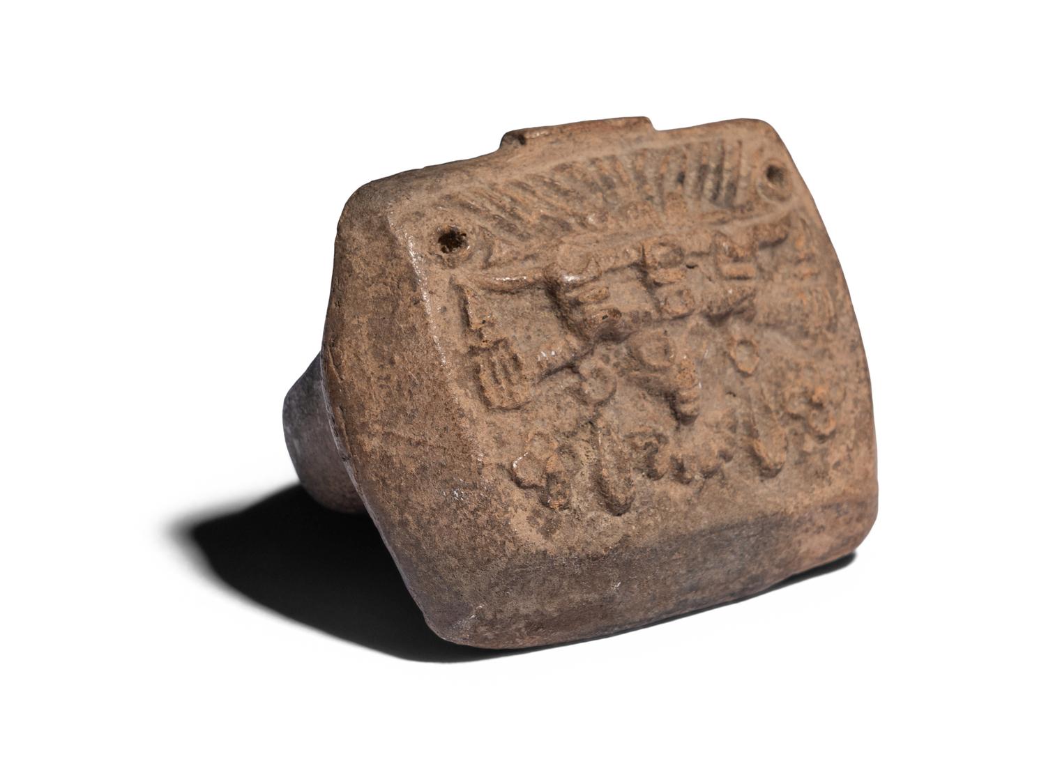A Teotihuacan Terracotta Stamp