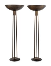 A Pair of Blackman Cruz Olympian Torchères