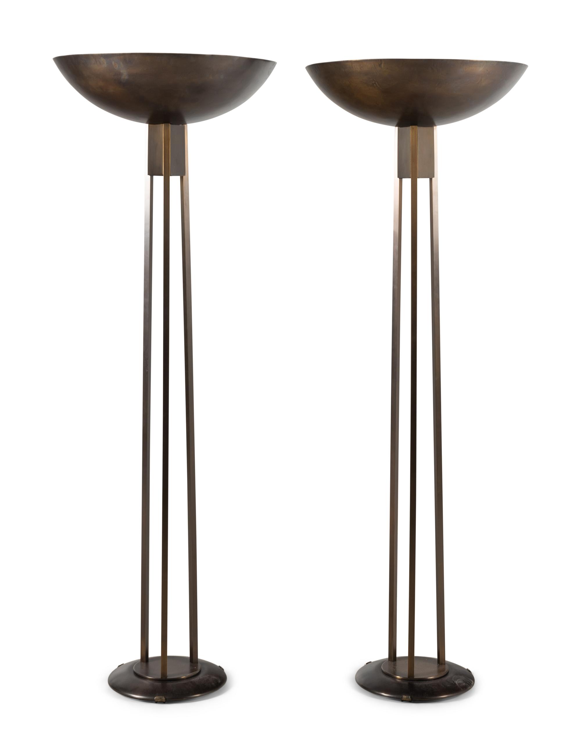 A Pair of Blackman Cruz Olympian Torchères