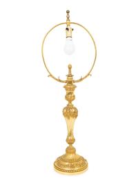 A French Gilt Bronze Lamp Base by Maison Gagneau, Paris
