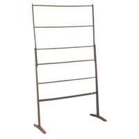 A Federal Black Painted Six-Tier Drying Rack