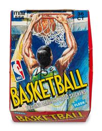 A Wax Box of 1989 Fleer Basketball Cards (36 Packs)