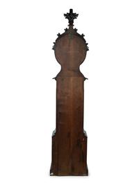 A Gothic Revival Carved Mahogany Tall Case No. 24 Astronomical Regulator