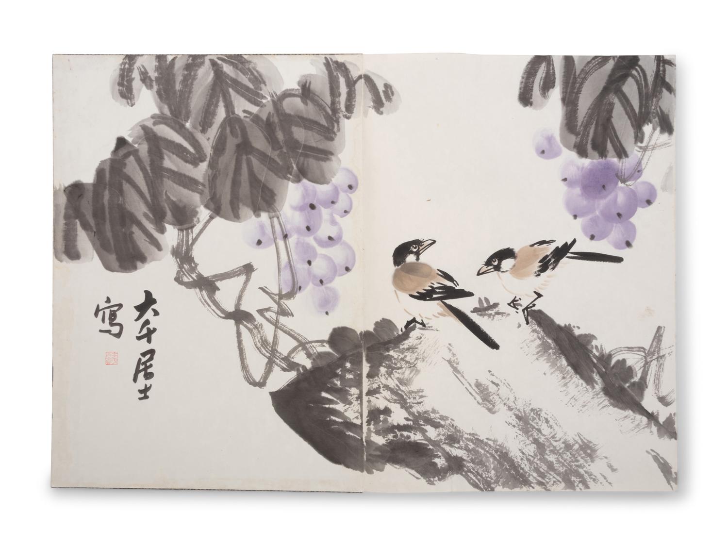 A Woodblock Print Album of Works by Zhang Daqian