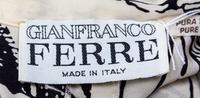 A Gianfranco Ferre Floral Silk Blouse,