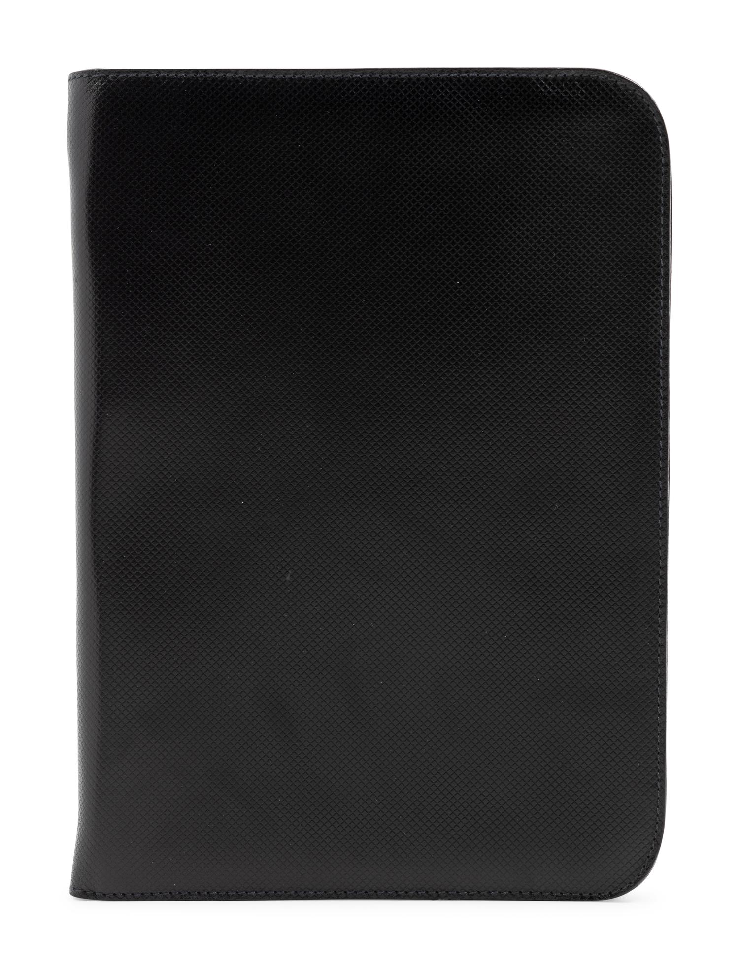 Bottega Veneta Black Leather Notebook