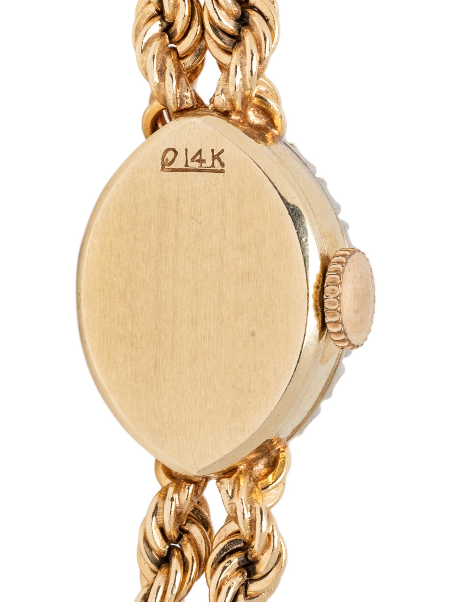 GENÈVE, YELLOW GOLD AND DIAMOND WATCH