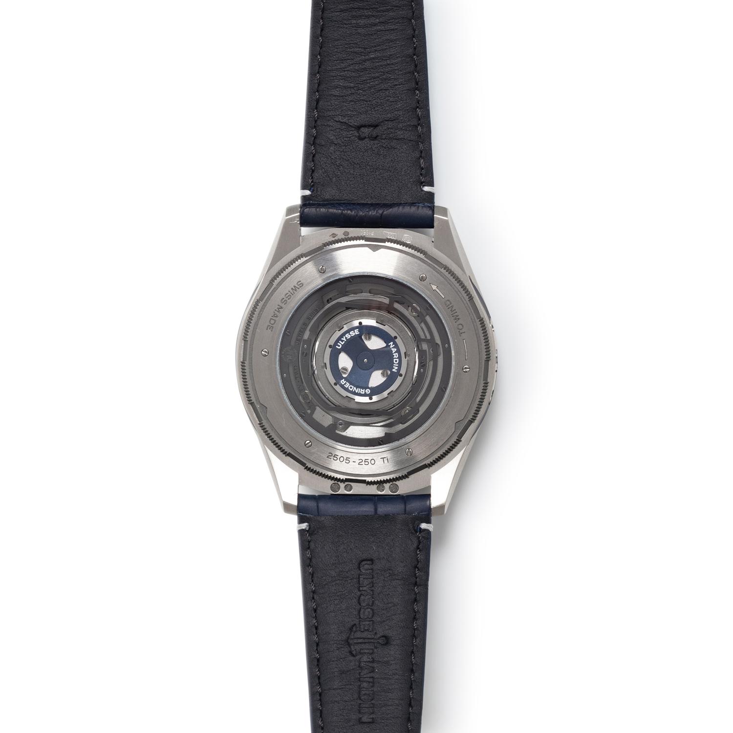 ULYSSE NARDIN, PLATINUM 'FREAK VISION' TOURBILLON WATCH