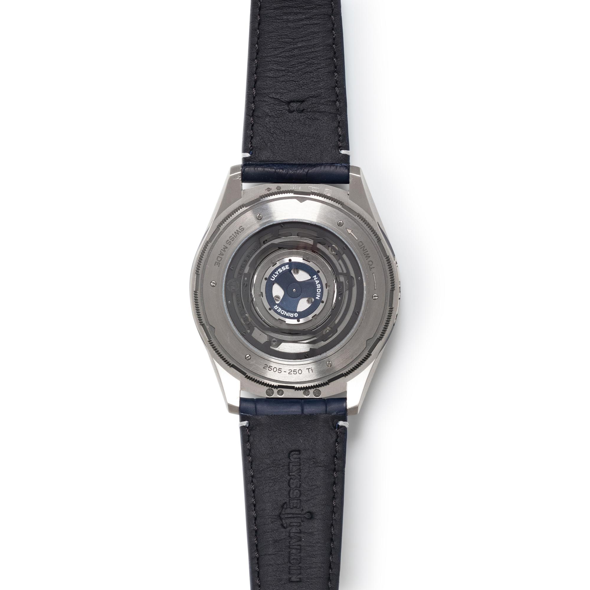 ULYSSE NARDIN, PLATINUM 'FREAK VISION' TOURBILLON WATCH
