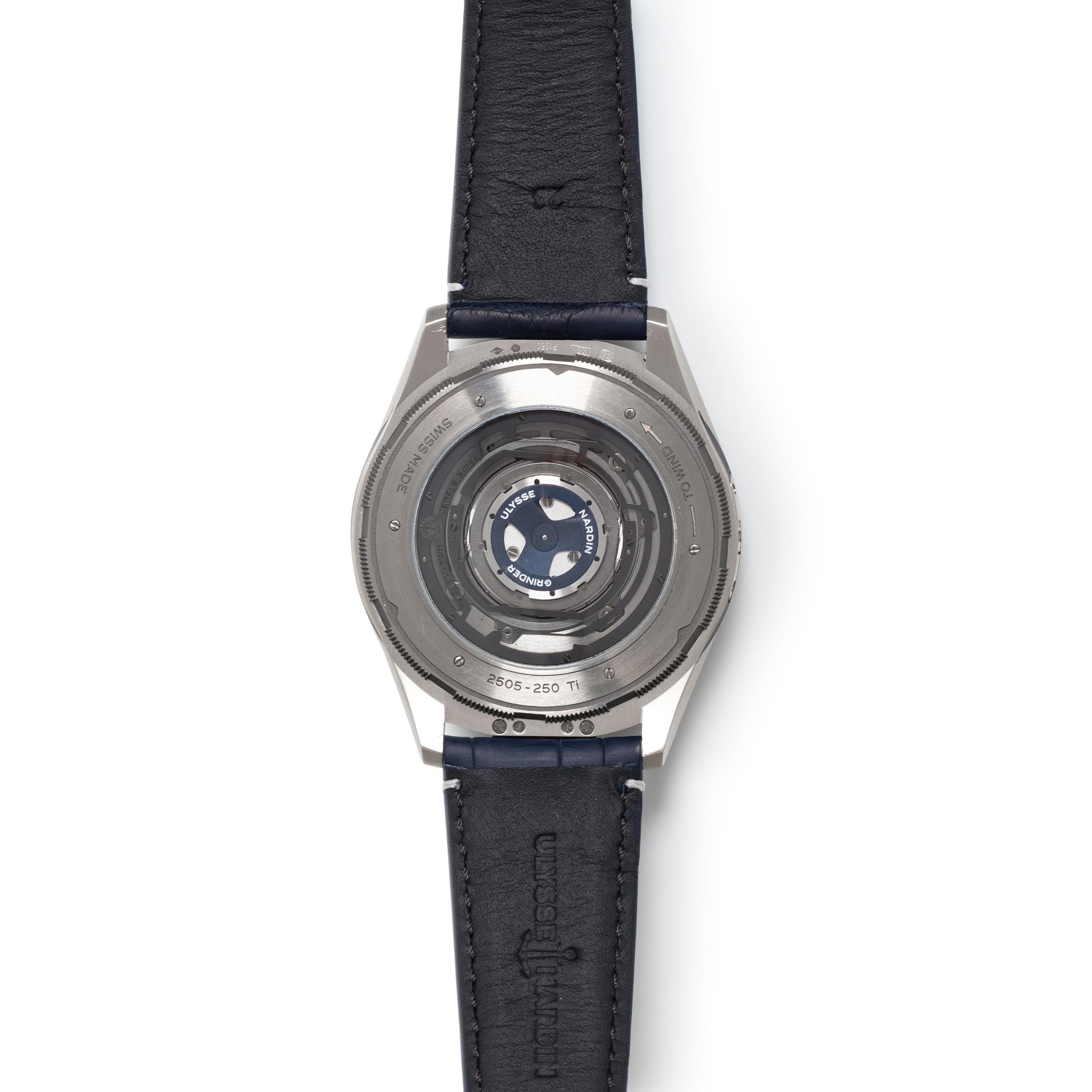 ULYSSE NARDIN, PLATINUM 'FREAK VISION' TOURBILLON WATCH