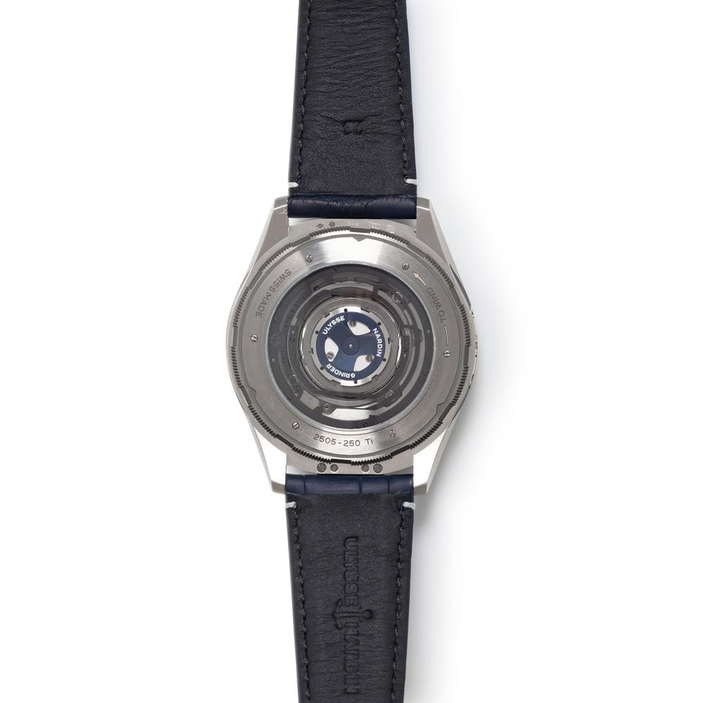 ULYSSE NARDIN, PLATINUM 'FREAK VISION' TOURBILLON WATCH