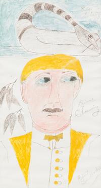 Lee Godie, (American, 1908-1994), Prince Charming