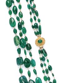 EMERALD BEAD NECKLACE