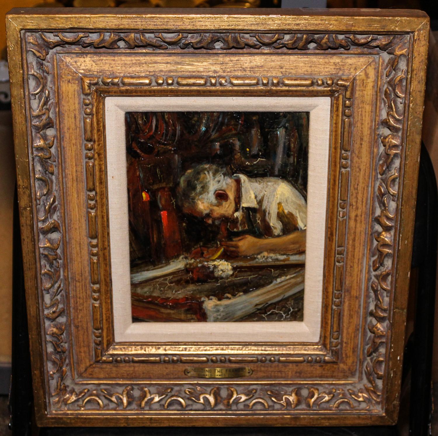 Donald James Zolan, (American, 1927-2009), Gilding the Frame