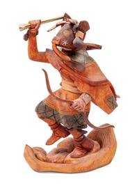 Warrior Woman Katsina Carving
