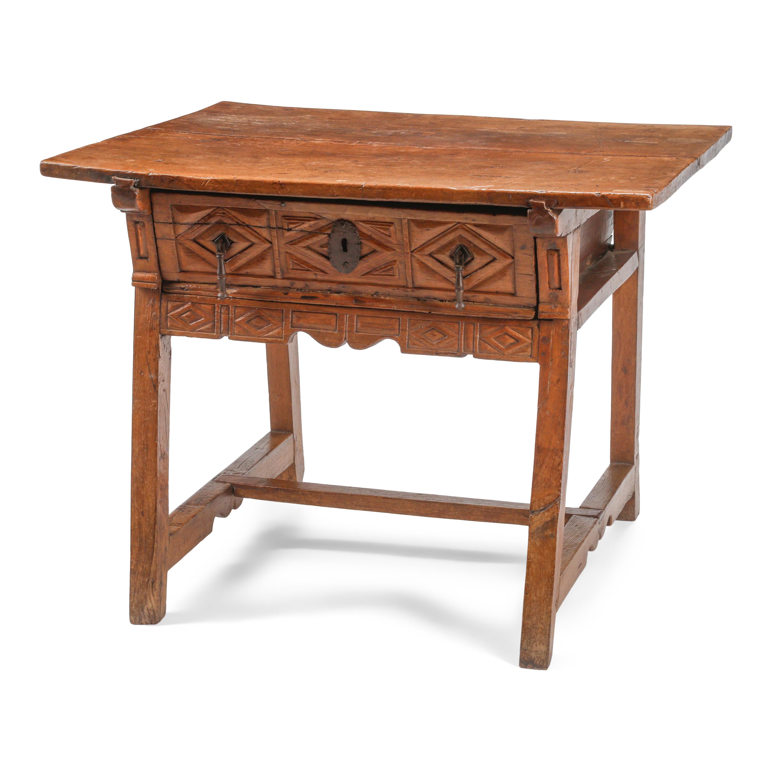 A Spanish Walnut Table