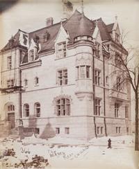 (CHICAGO) PHOTO ALBUM. Three photo albums with 229 linen-backed photos of Chicago and the Midwest.