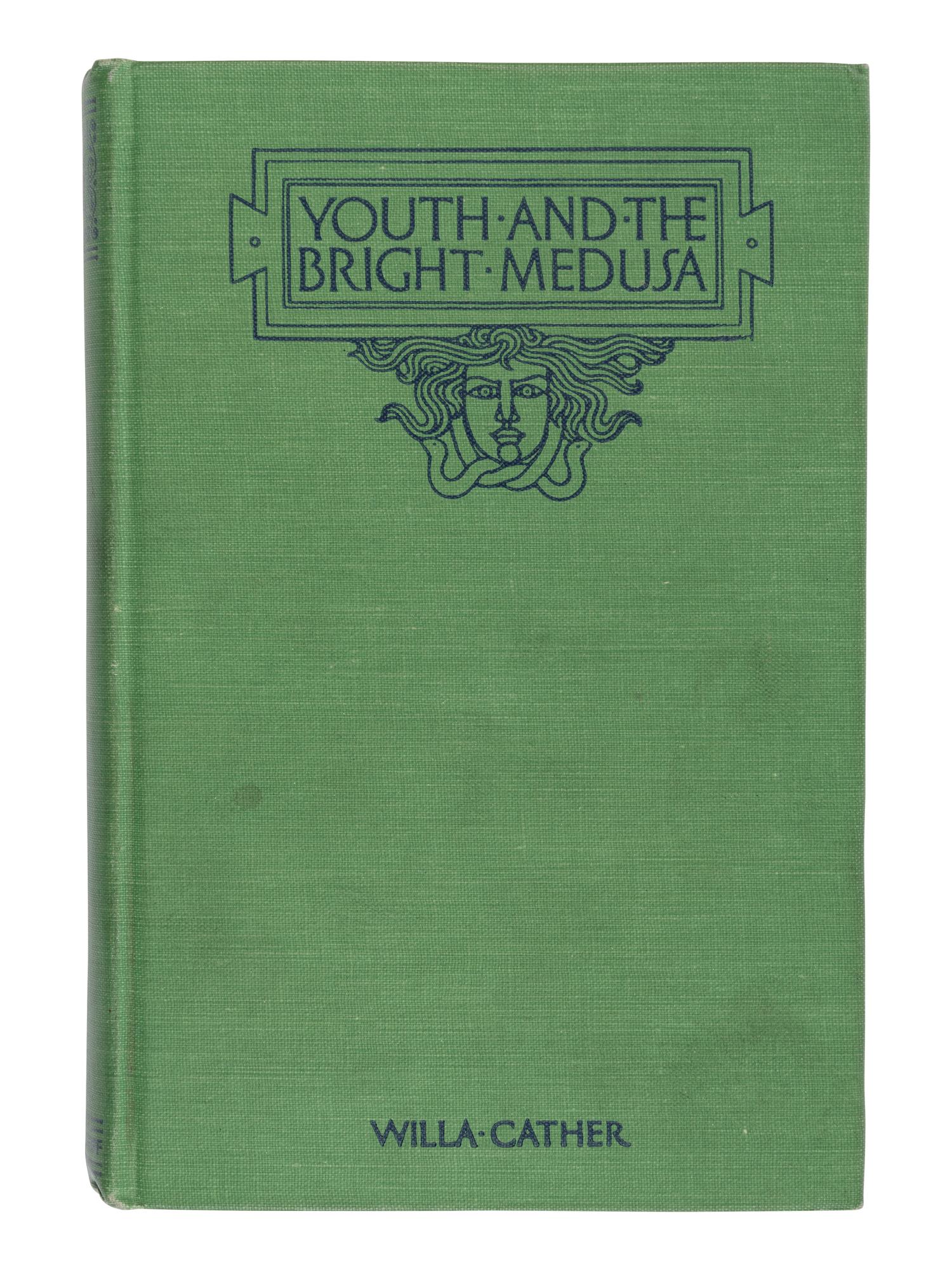 CATHER, Willa (1873-1947). Youth and the Bright Medusa . New York: Alfred A. Knopf, 1920.