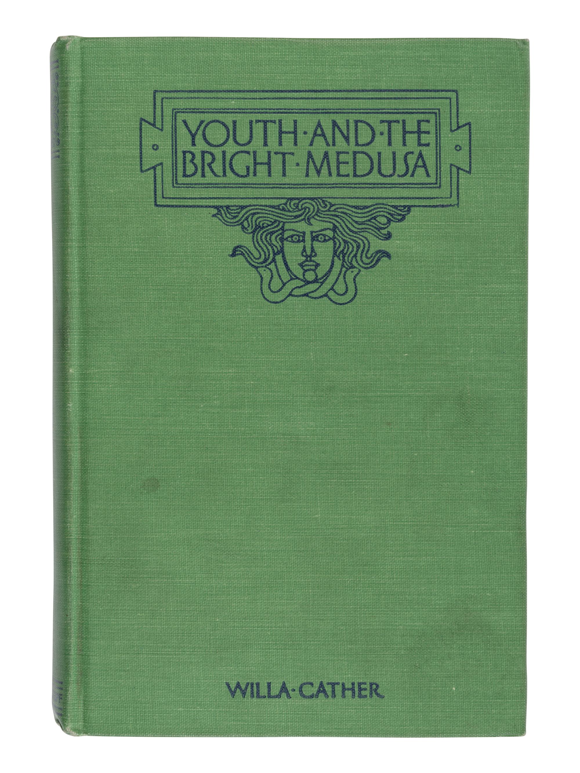 CATHER, Willa (1873-1947). Youth and the Bright Medusa . New York: Alfred A. Knopf, 1920.