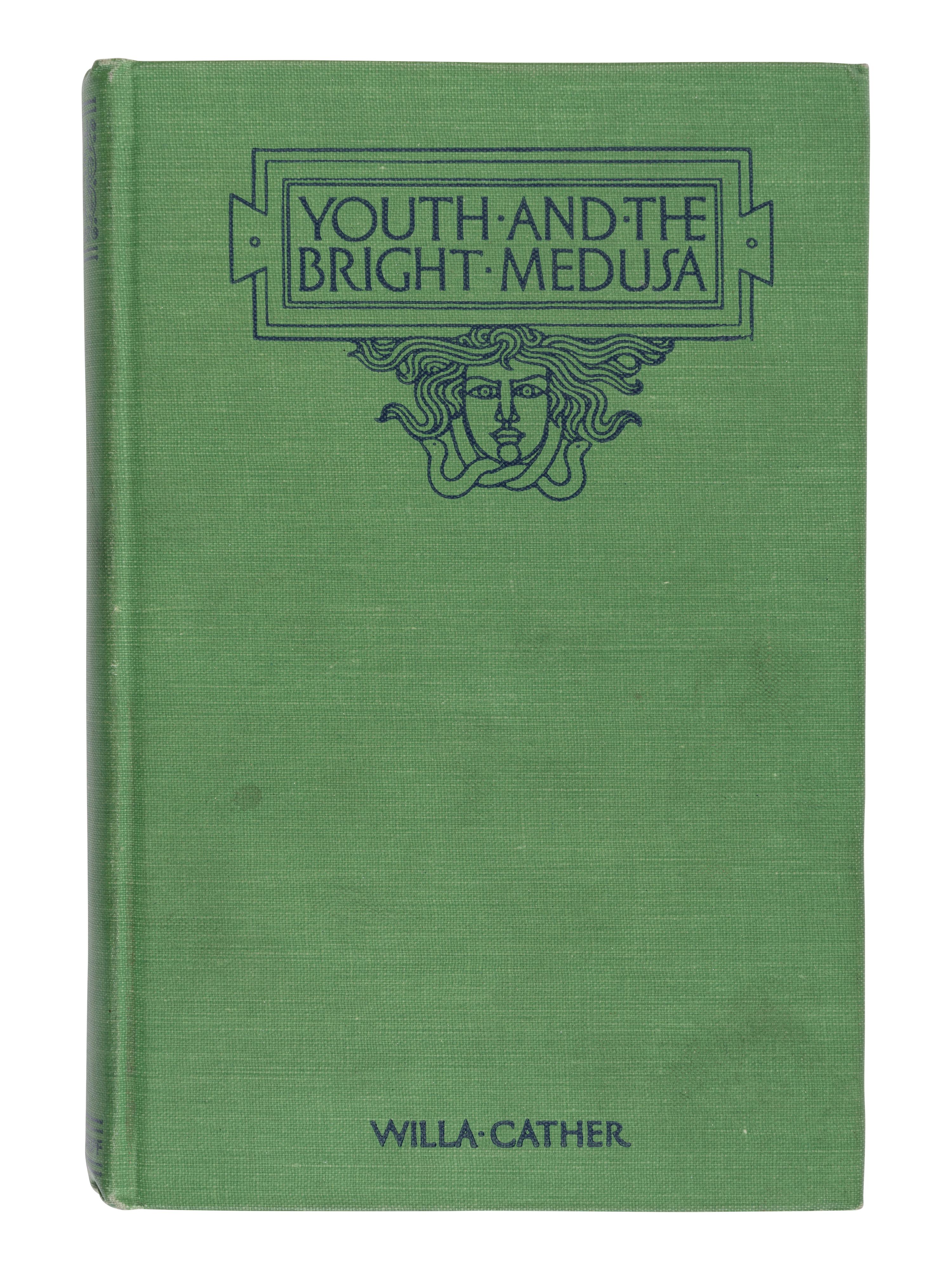 CATHER, Willa (1873-1947). Youth and the Bright Medusa . New York: Alfred A. Knopf, 1920.