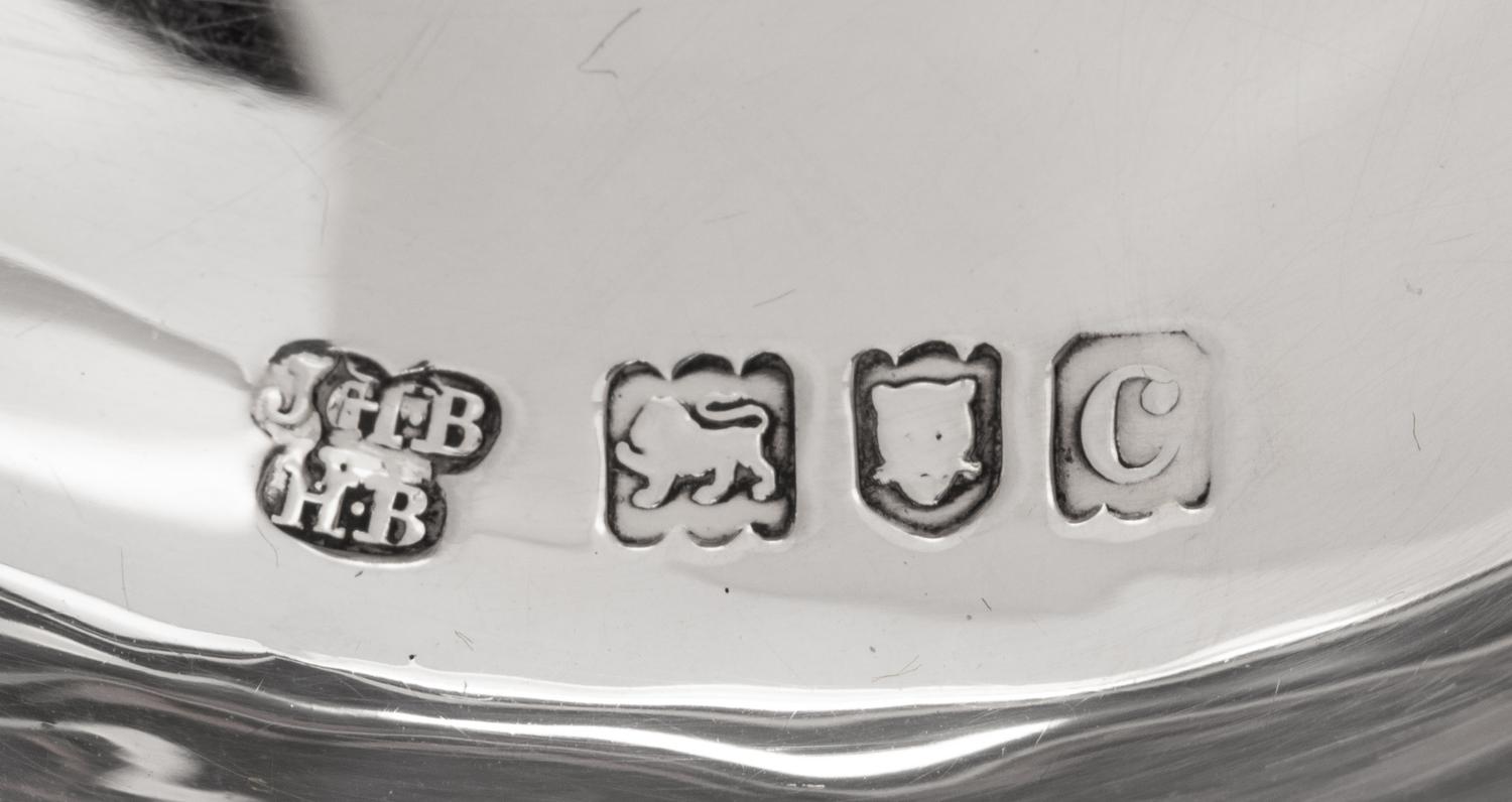 A Cased Victorian Silver Ice Cream Set