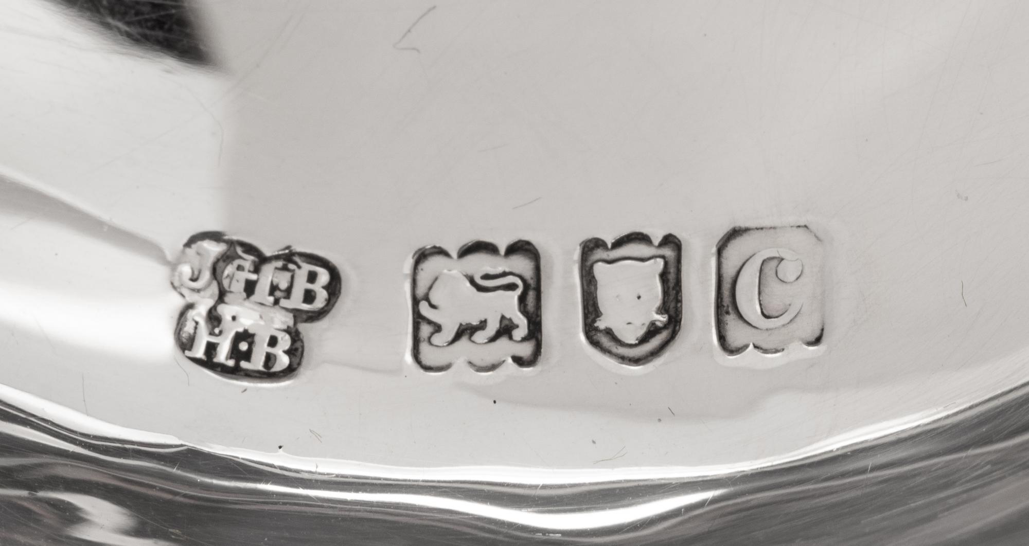 A Cased Victorian Silver Ice Cream Set