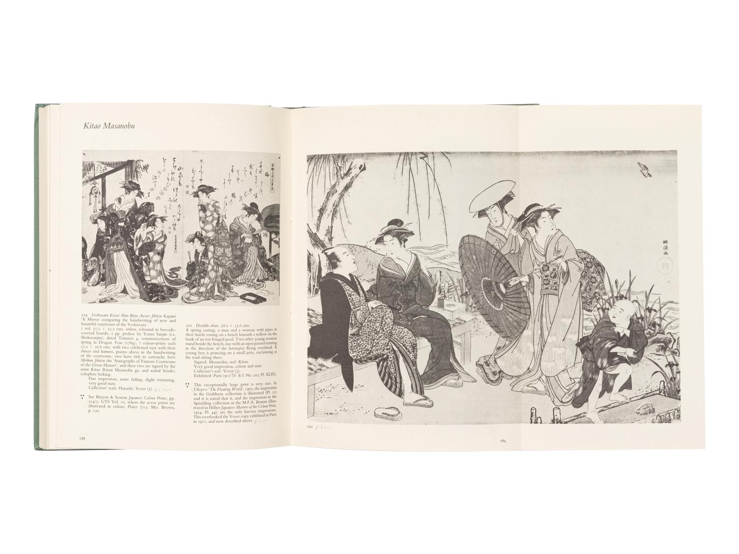 [SOTHEBY'S] A group of Japanese Prints and Drawings catalogues from Sotheby's, comprising: