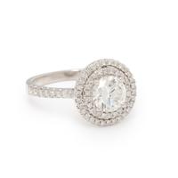 DIAMOND AND WHITE GOLD RING