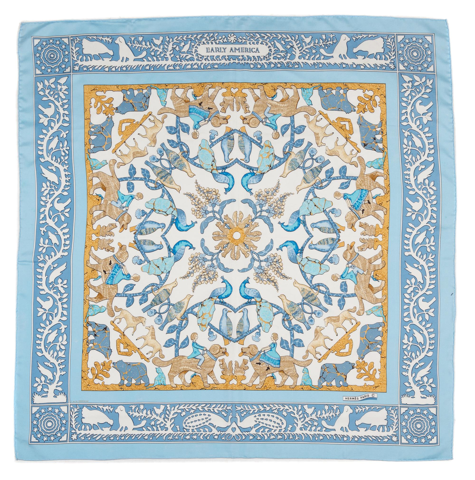 An Hermes 90cm Silk Scarf, 36" x 36"