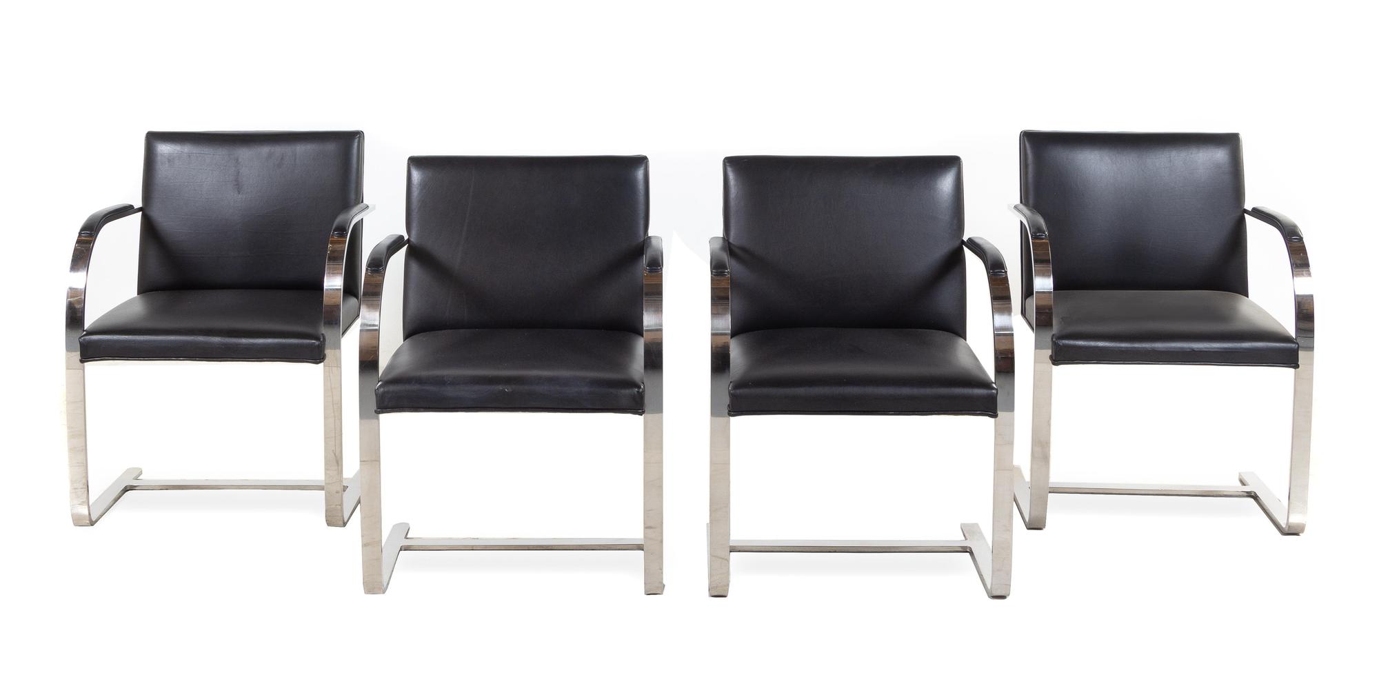Set of Four Brno Chairs Knoll, USA
