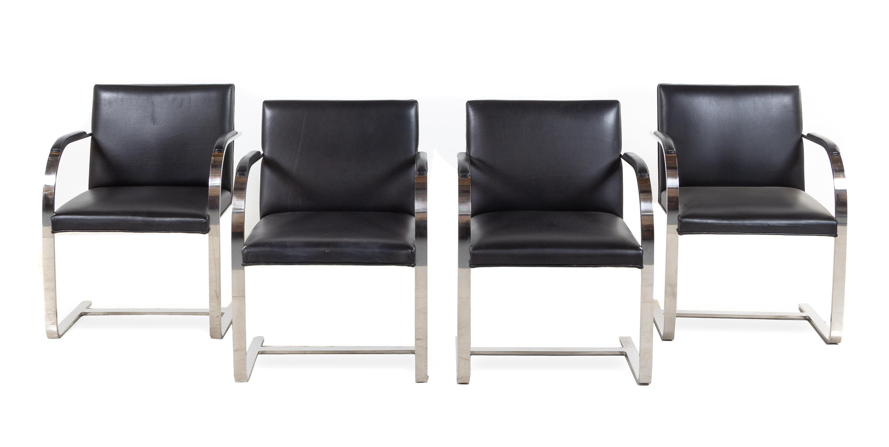 Set of Four Brno Chairs Knoll, USA