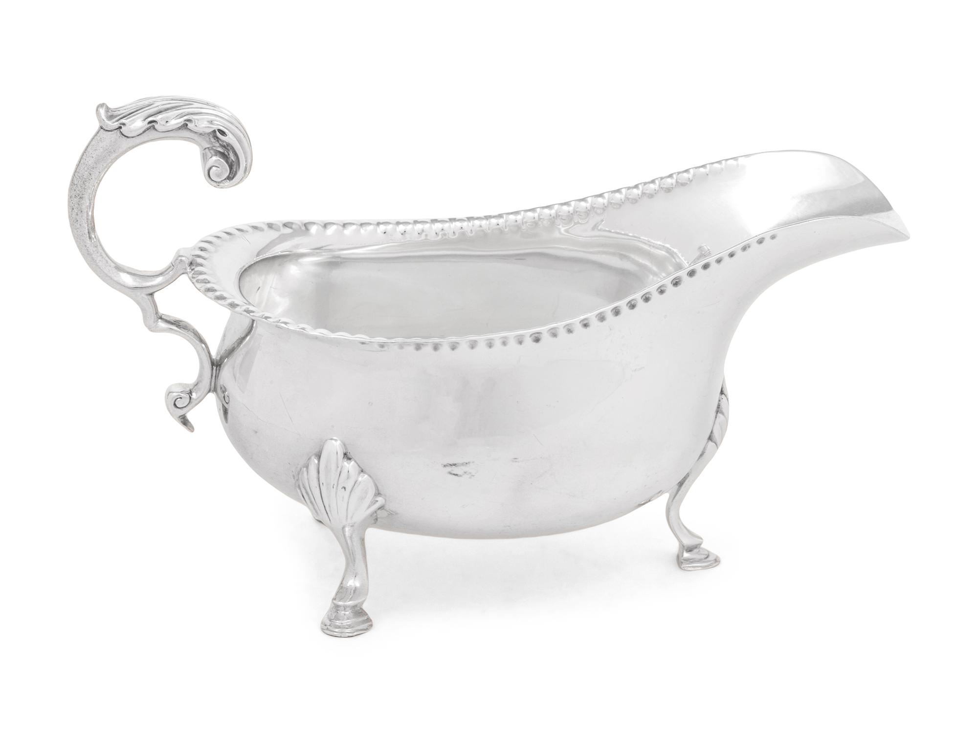 An English Silver Sauce Boat