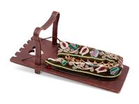 Anishinaabe Beaded Doll Cradle