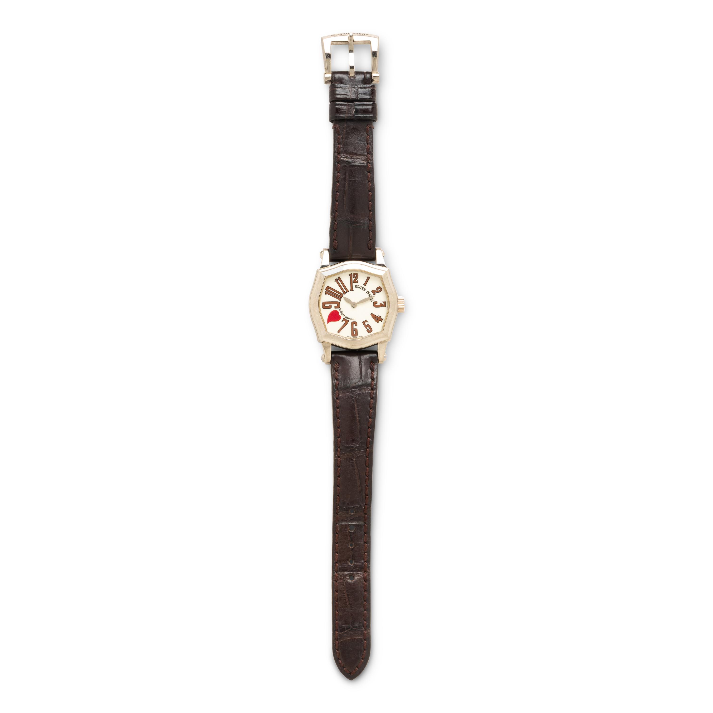 Roger Dubuis, Ref. S27 18 0, 18K White Gold 'Sympathie Heart' Watch, with Box