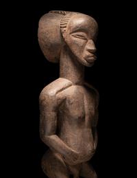 A Luba Wood Figure