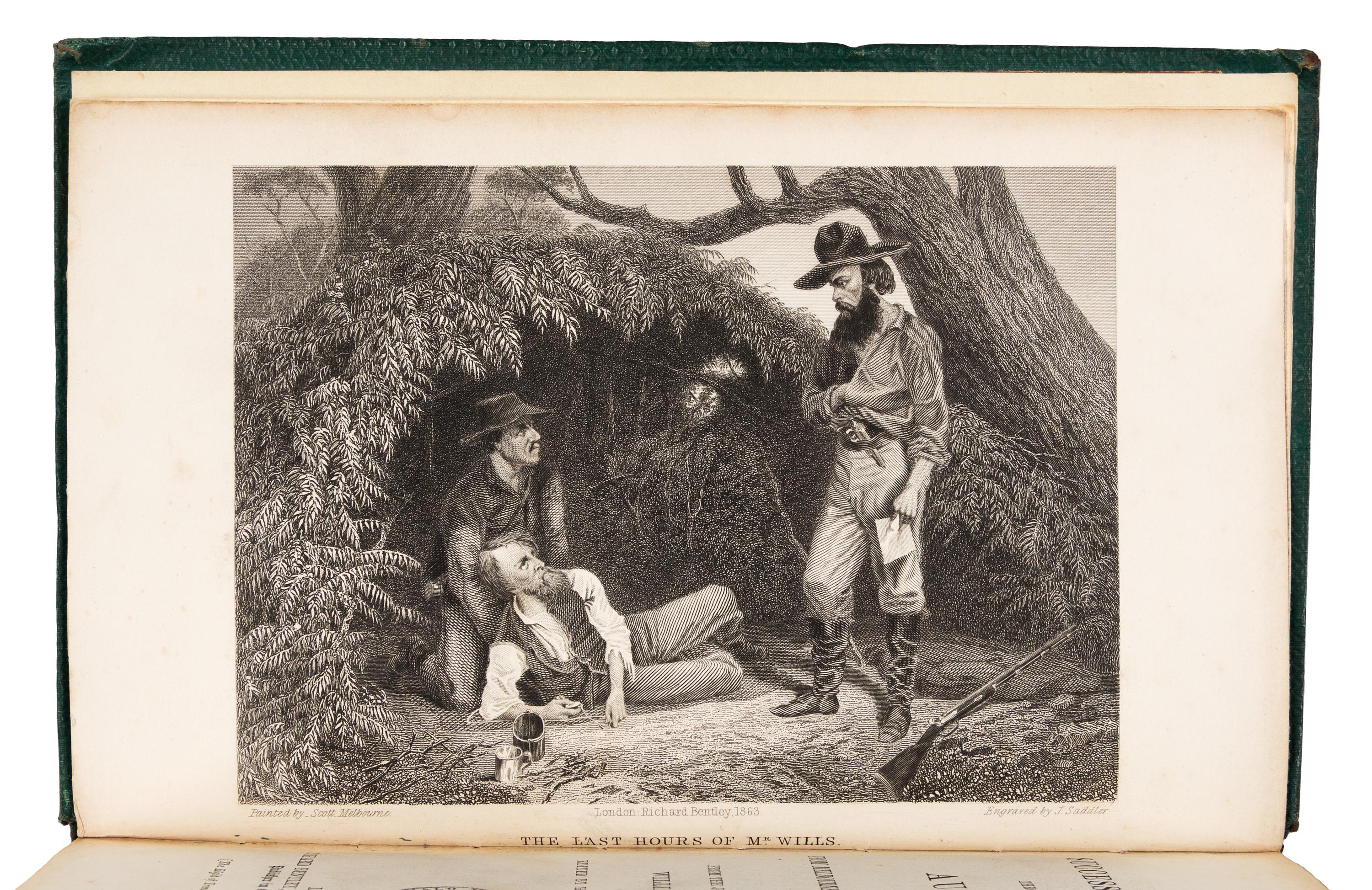WILLS, William John (1834-1861). A Successful Exploration through the interior of Australia. London, 1863. FIRST EDITION.