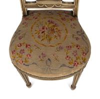 A Pair of Louis XVI Style Painted Side Chairs