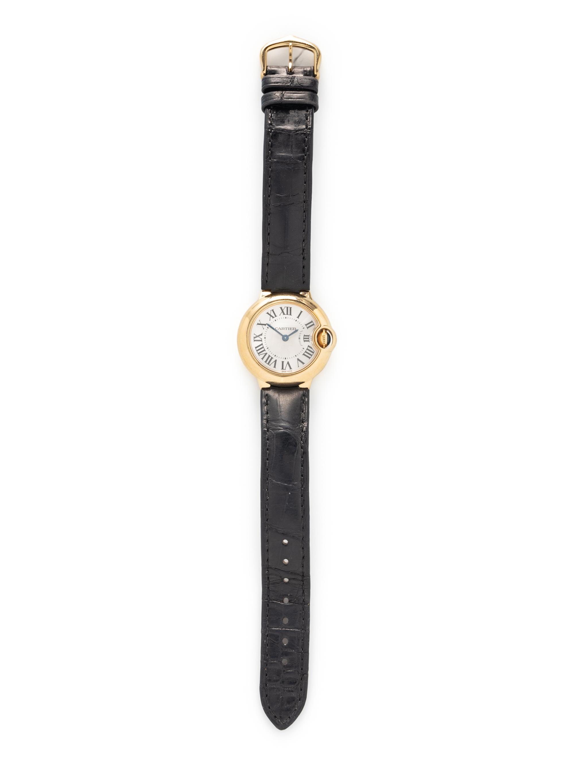 CARTIER, REF. 3006 18K YELLOW GOLD 'BALLON BLEU' WATCH