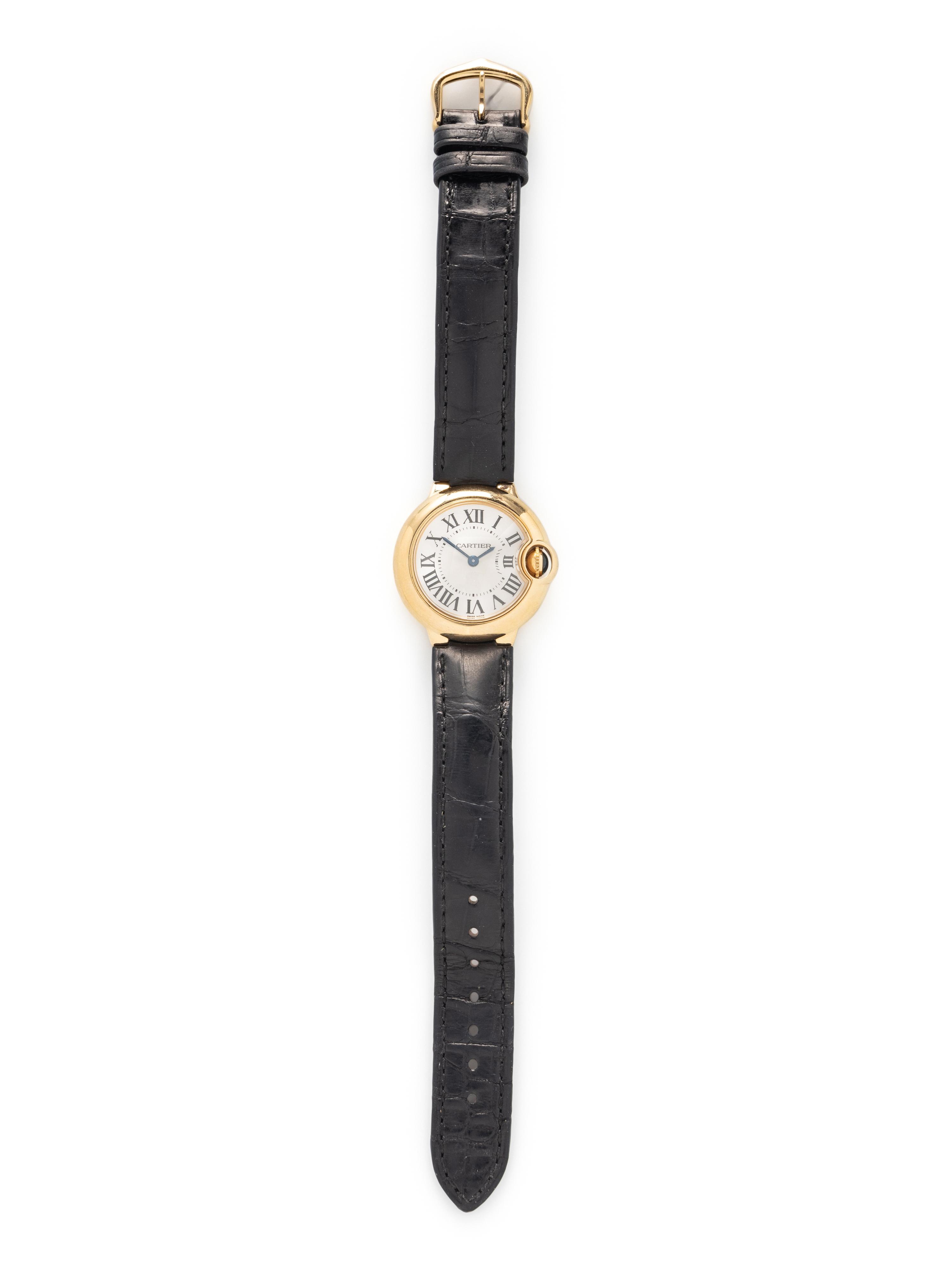 CARTIER, REF. 3006 18K YELLOW GOLD 'BALLON BLEU' WATCH