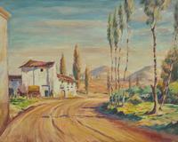 Spanish Landscape, Winding Road, c. 1923