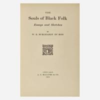 [African-Americana] Du Bois, W.E.B. The Souls of Black Folk, Essays and Sketches