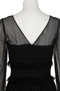 Chanel Silk Chiffon and Lace Dress, 1985-90