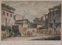 A Set of Four French Colored Engravings