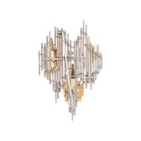 GÜBELIN, MODERNIST, BICOLOR GOLD AND DIAMOND PENDANT/BROOCH