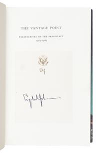 JOHNSON, Lyndon Baines (1908-1973). The Vantage Point: Perspectives of the Presidency 1963-1969 . New York, Chicago, San Francisco: Holt, Rinehart and Winston, 1971.