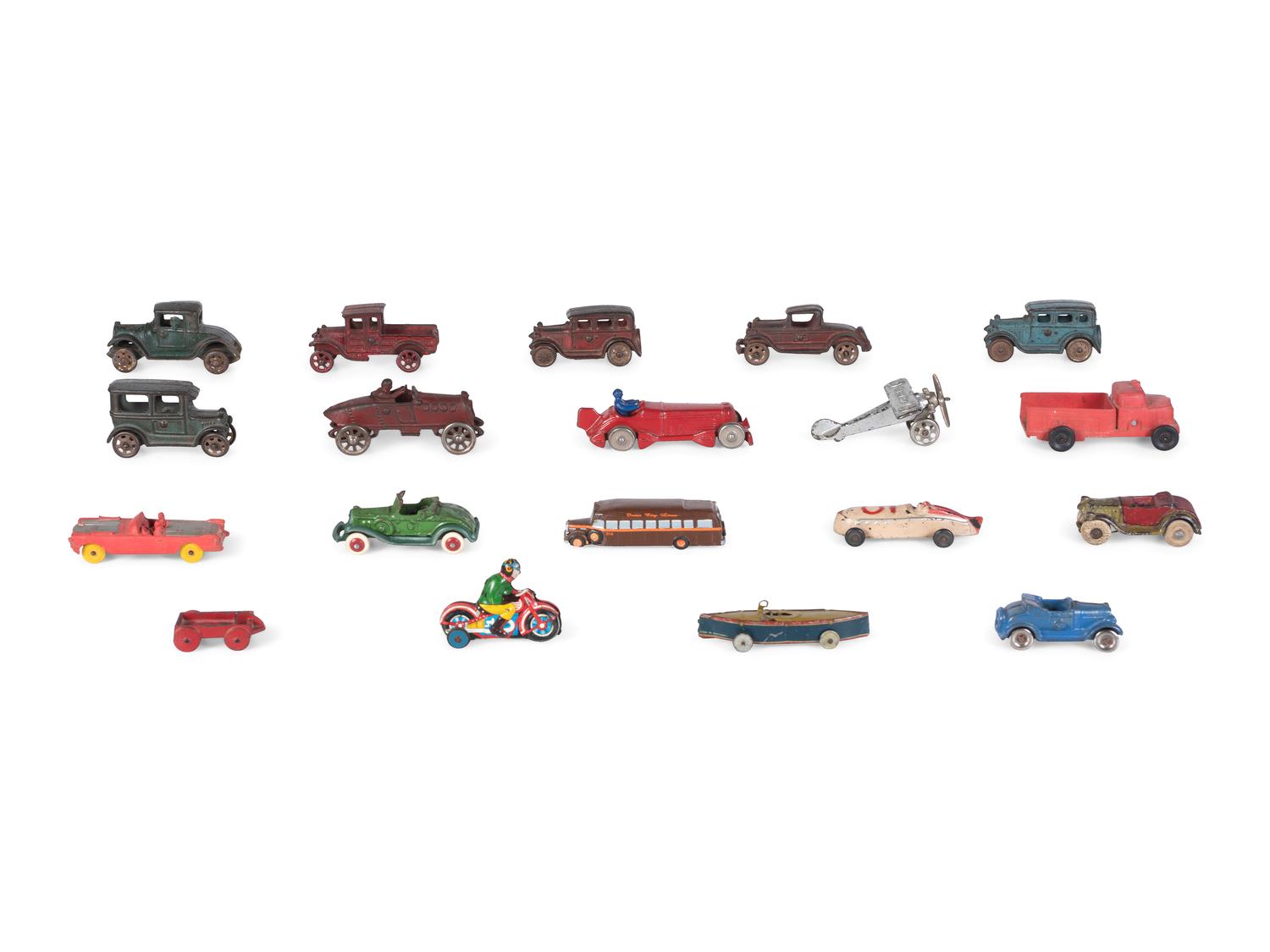 Twenty-Six Metal Toy Vehicles