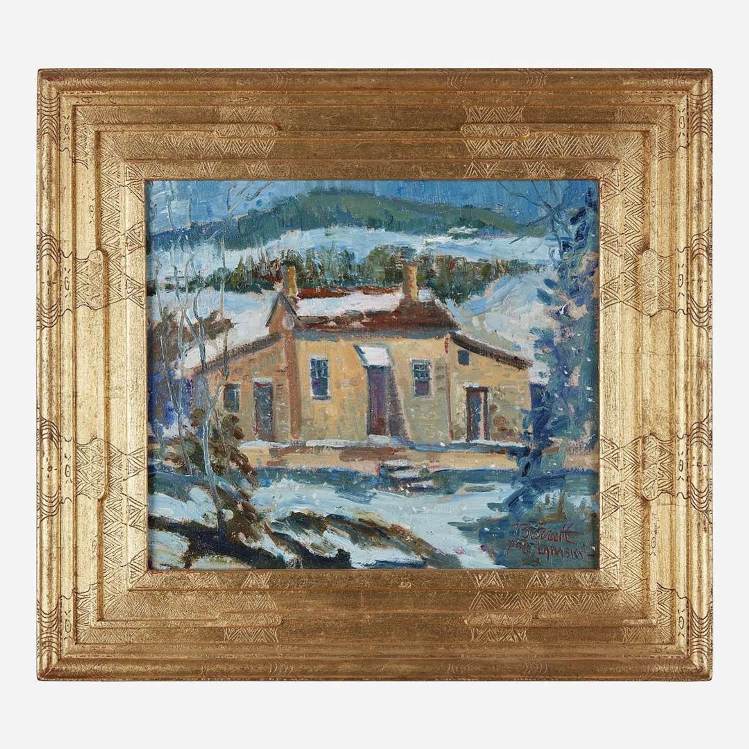 Joseph Barrett (American, B. 1936) Little House, Lahaska, Pennsylvania